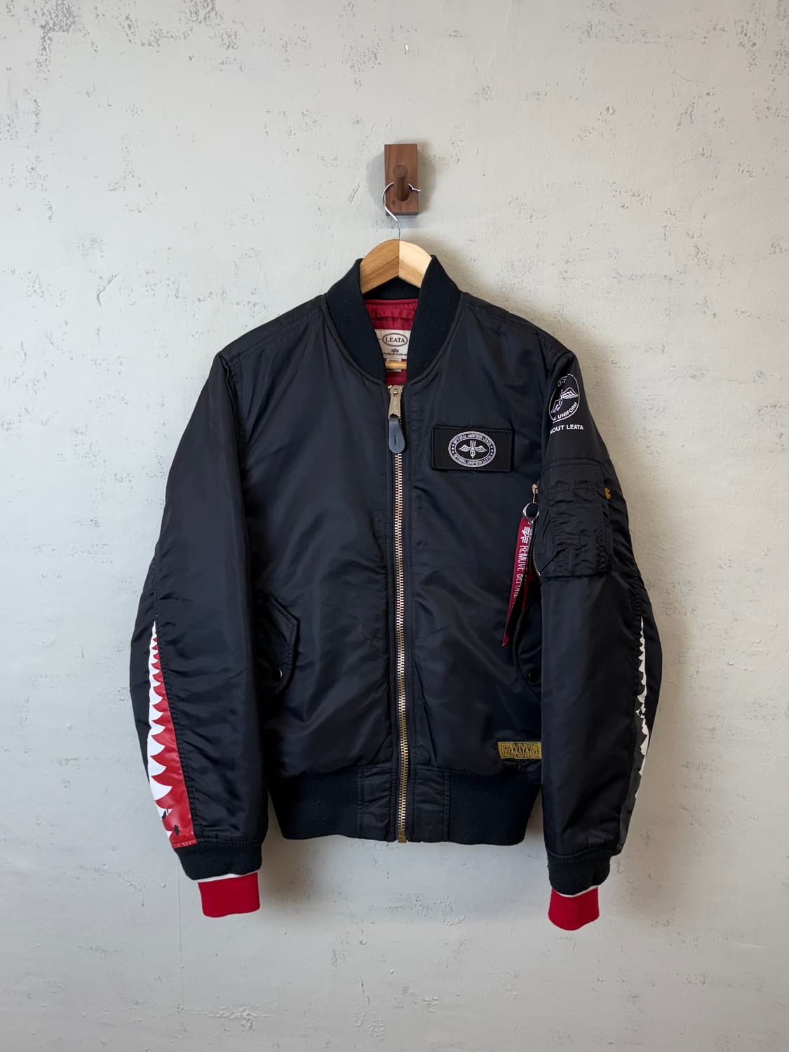 알파인더스트리 리타 MA-1 자켓 블랙 상품이미지1