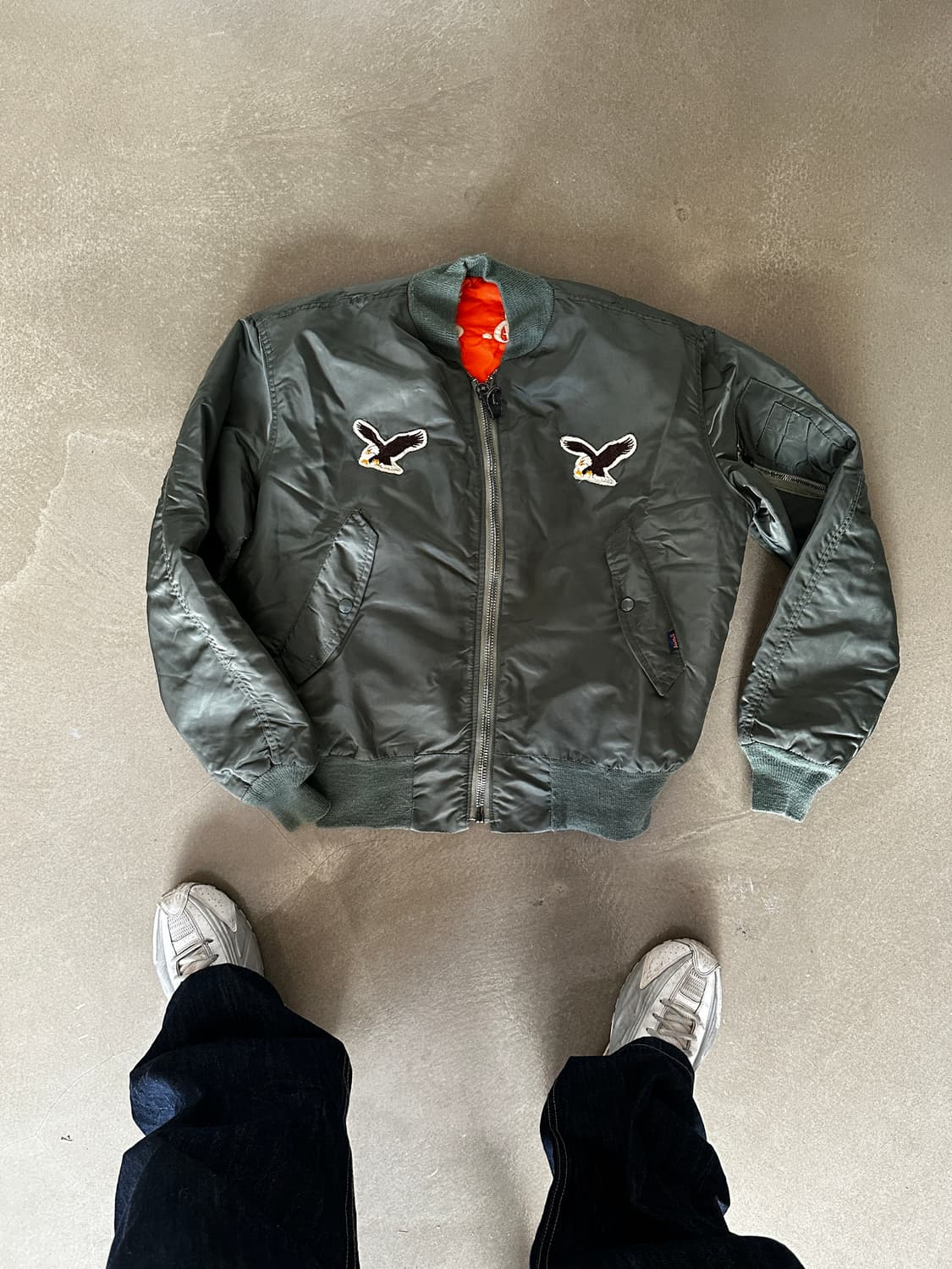 Us air force 세이지그린 ma1 상품이미지4