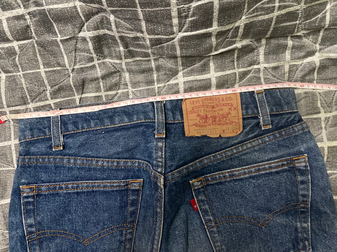 80s USA 리바이스 505 데님 팬츠(페이딩 예술) 29추천 상품이미지8