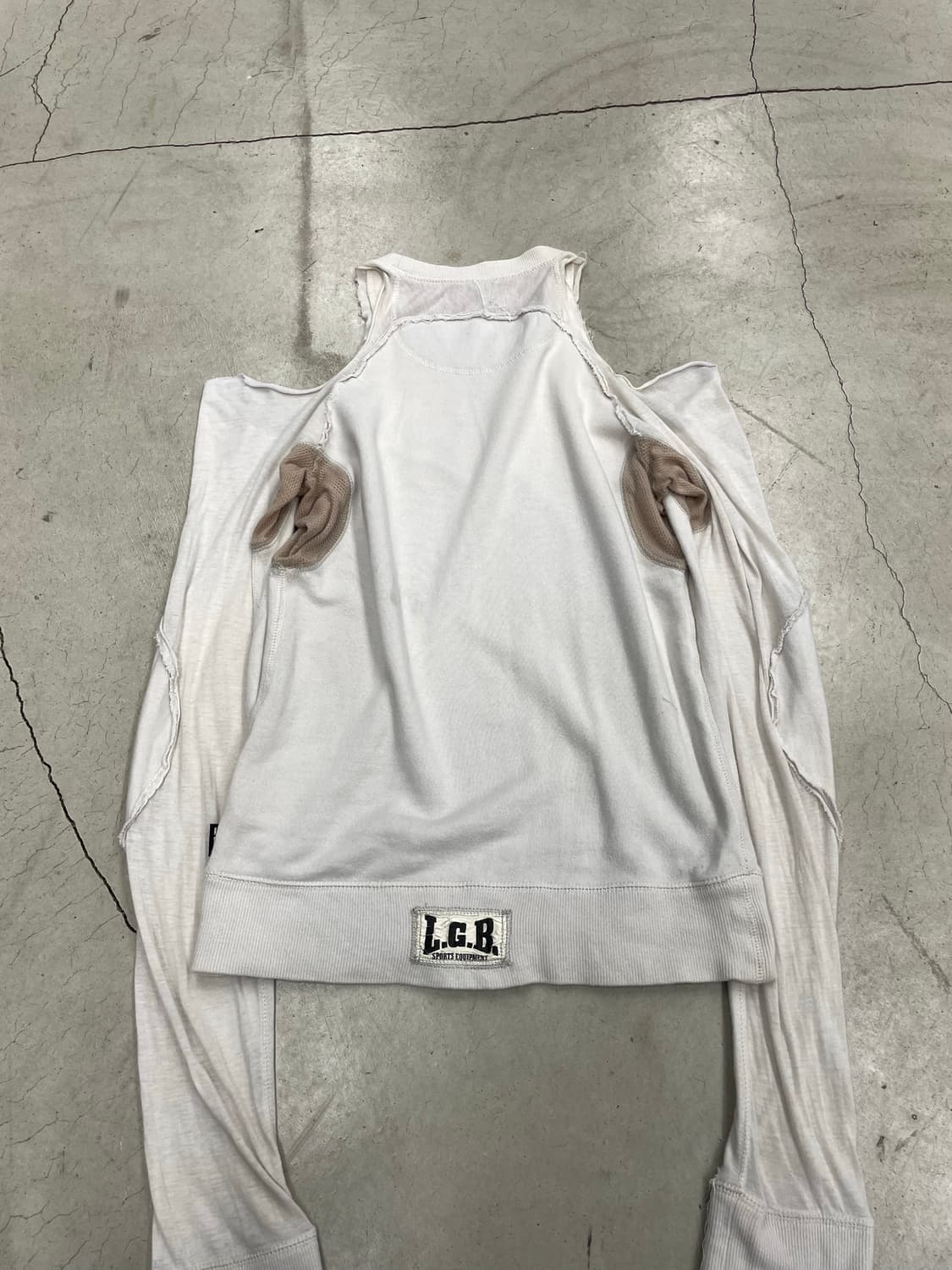 L.G.B SPIDER GAUZE SLEEVE SWEATSHIRT (0) 상품이미지6