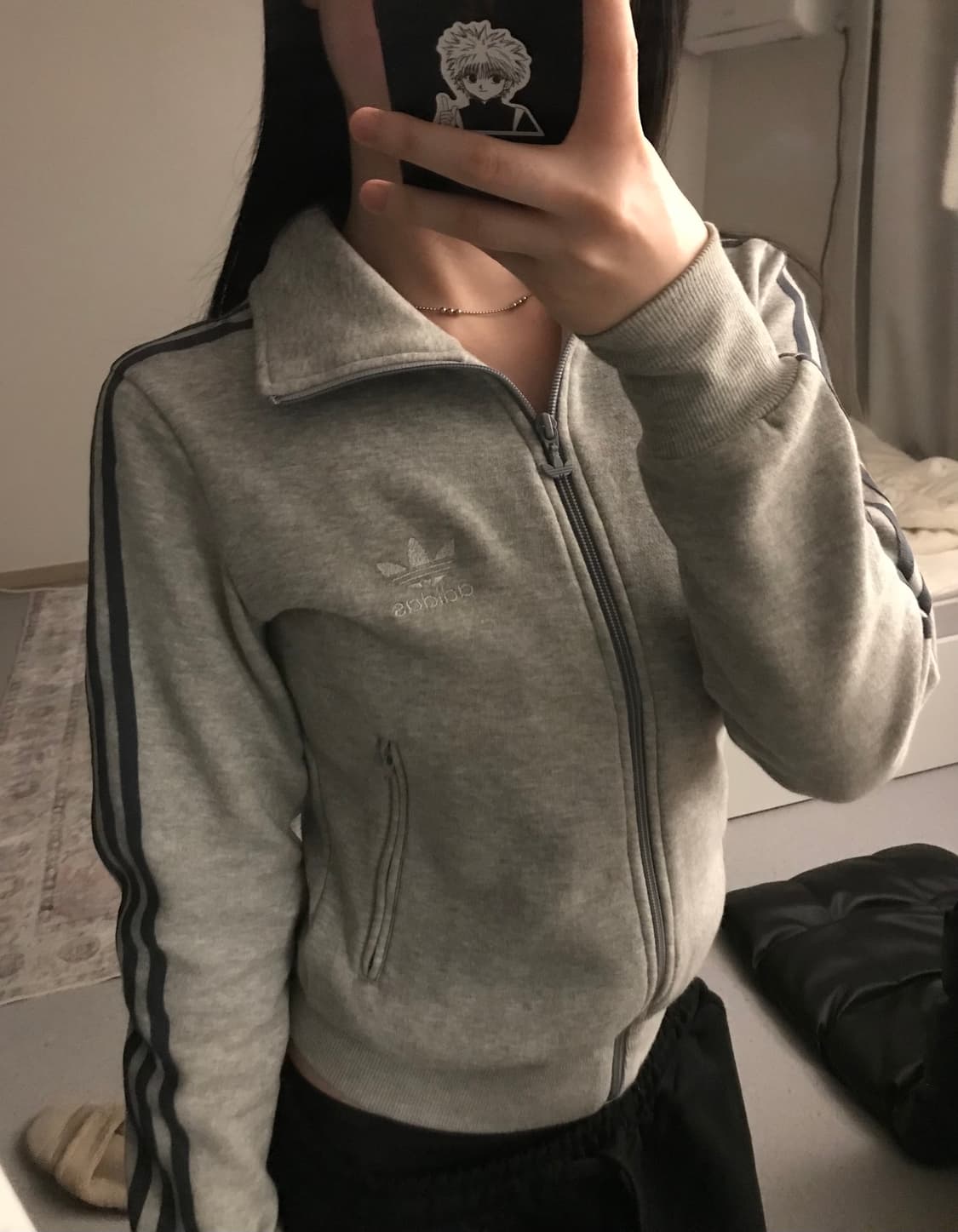 adidas 아디다스 그레이 져지 트랙탑 상품이미지2