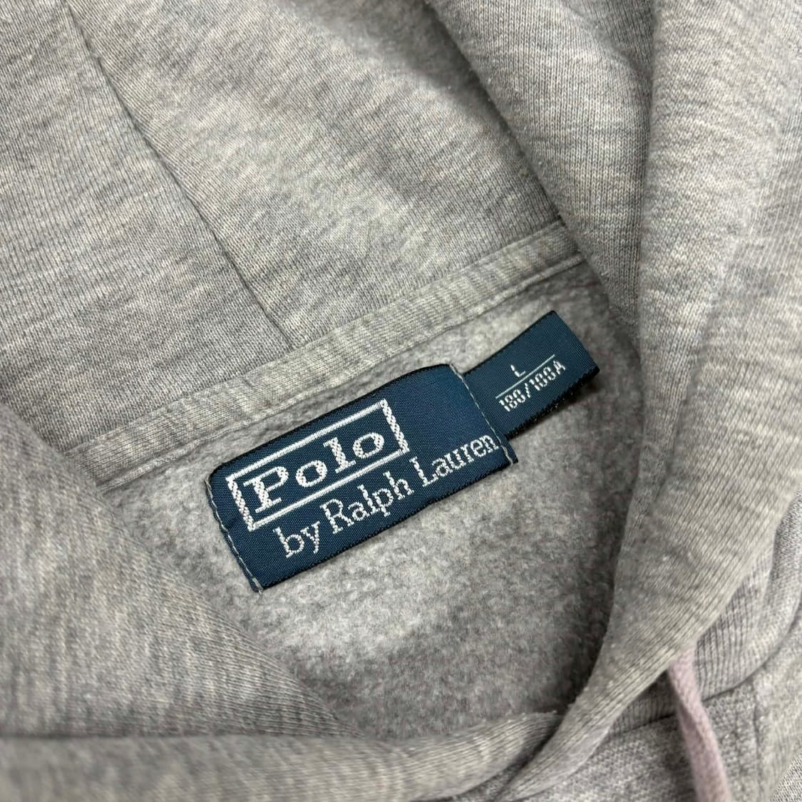 폴로 랄프로렌 빅포니 그레이 스웨트셔츠 후드티(L) 상품이미지5