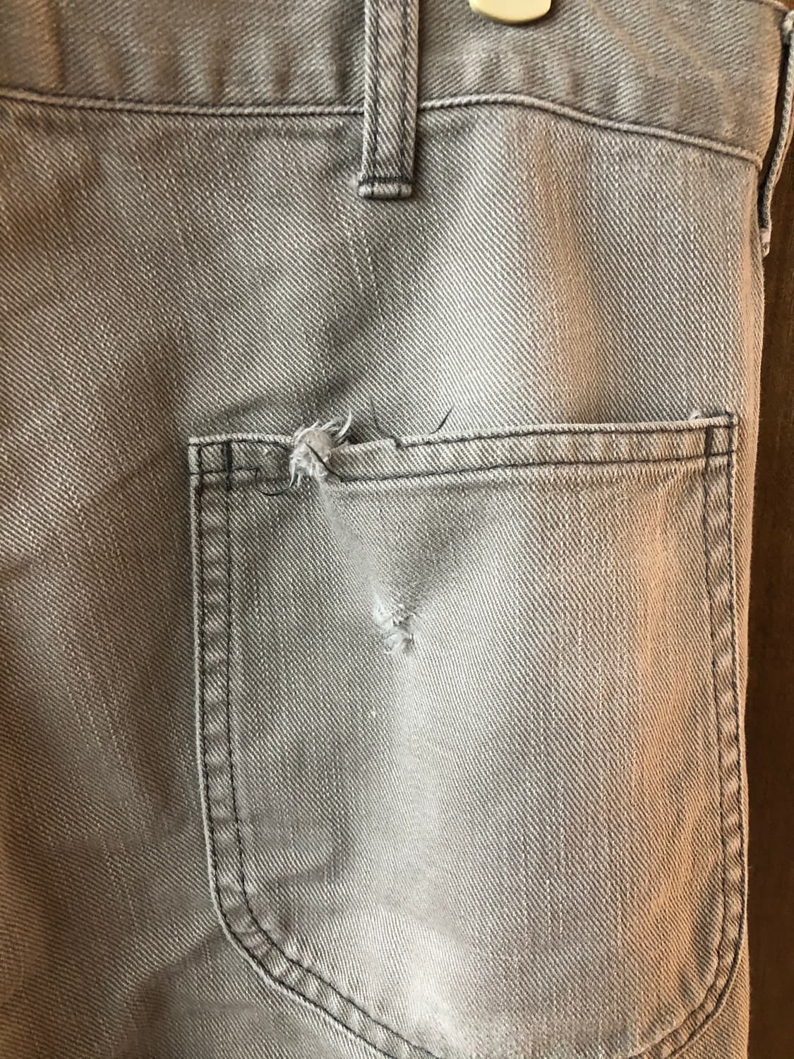 Comme des garcons homme 그레이 데님 팬츠 L 상품이미지8