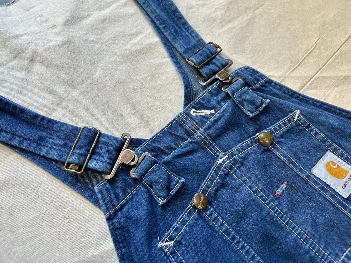 칼하트 데님 오버올 팬츠 상품이미지4