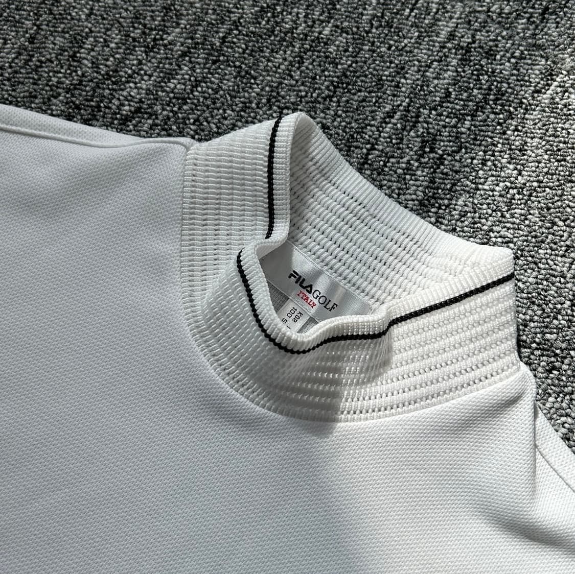 휠라 골프 하이넥 반팔티셔츠  상품이미지5