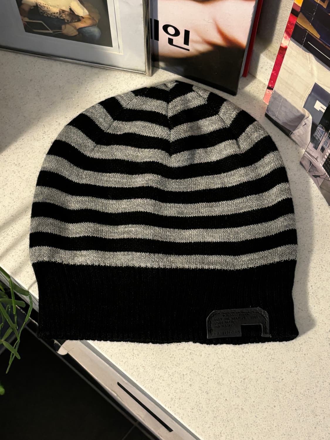 디젤 스트라이프 비니 상품이미지5