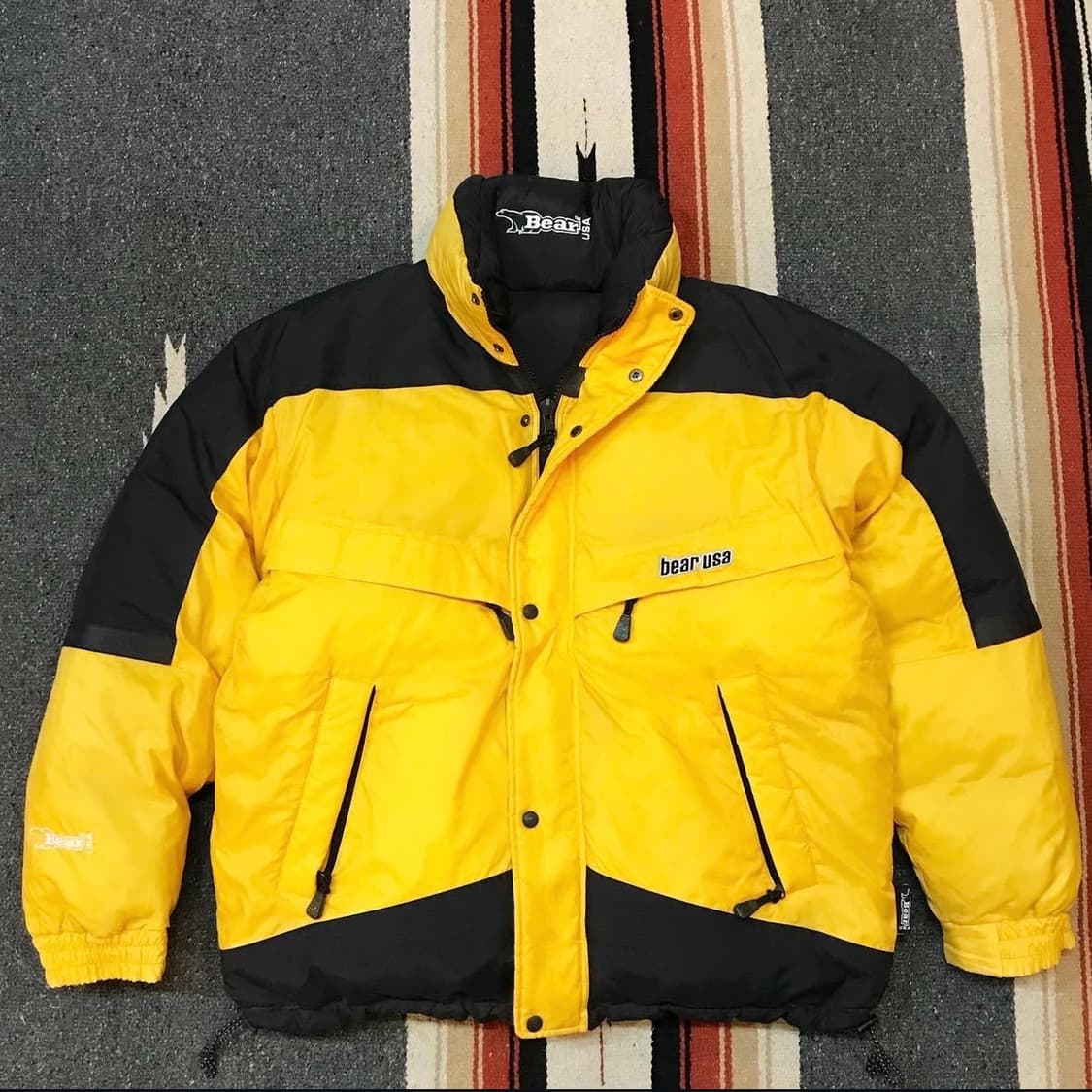 Bear USA 빈티지 리버시블 더다운 자켓 상품이미지1