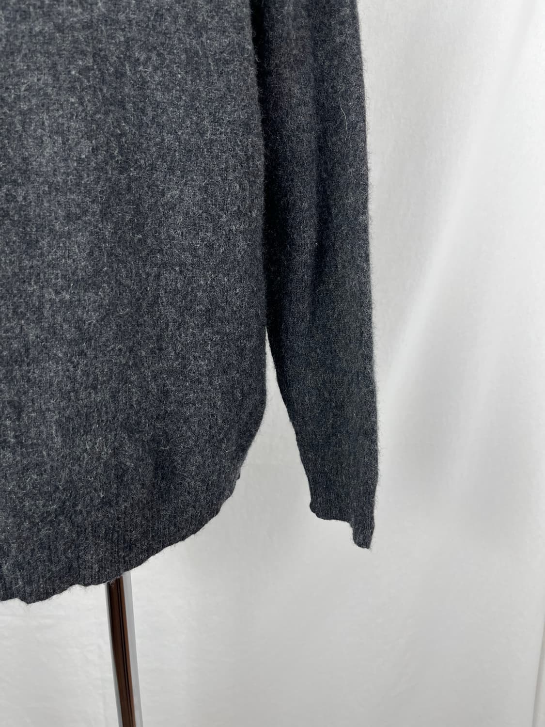 Vintage 아가일 패턴 니트 집업  상품이미지5