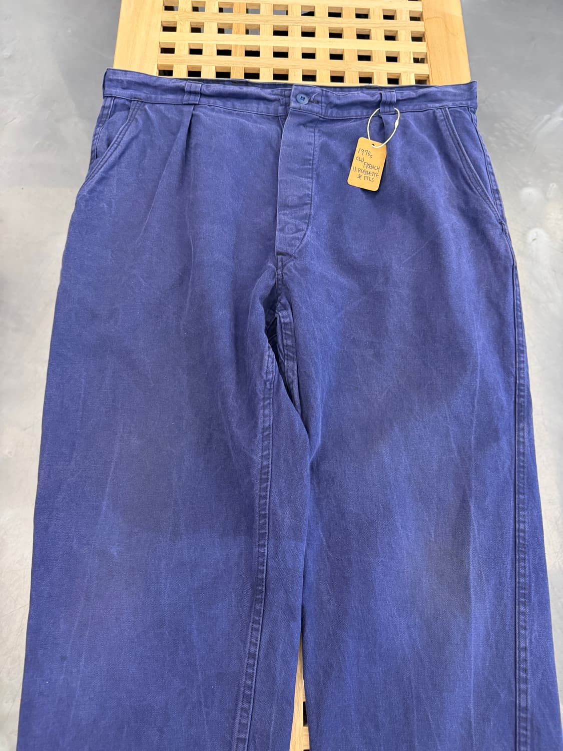 70s H. ROQUETTE & FILS FRENCH 프렌치워크팬츠 상품이미지4