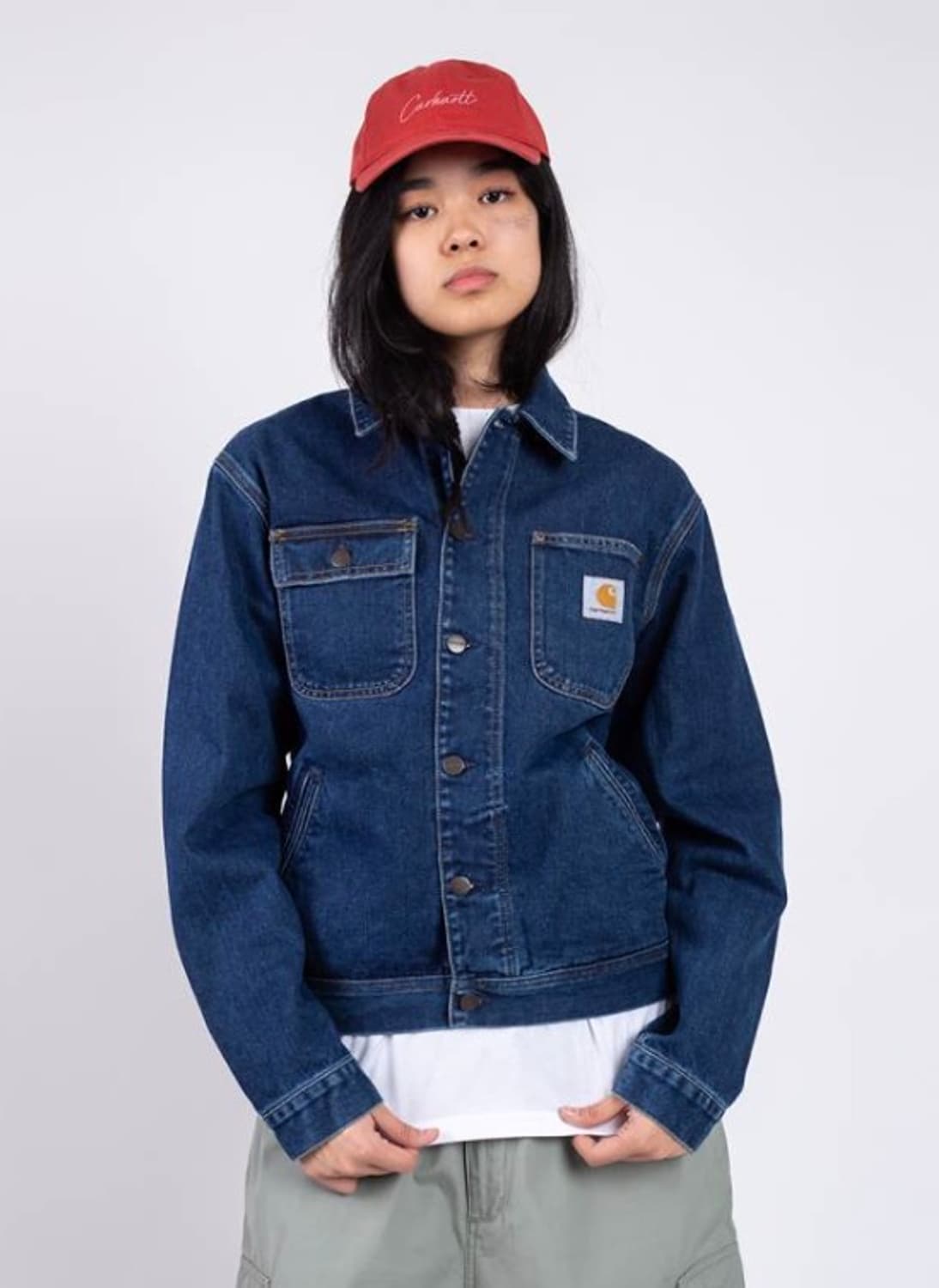 칼하트 윕 wip 데님 청 자켓 M 상품이미지5