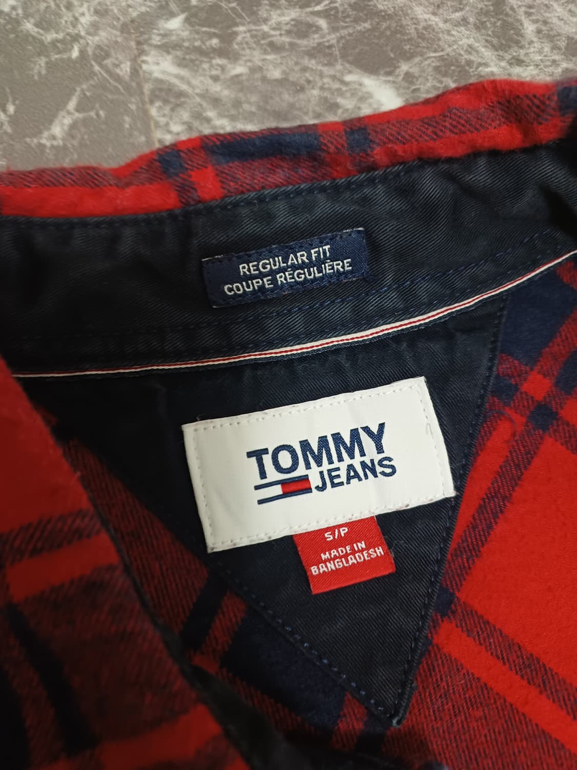타미 진스(TOMMY JEANS) 체크 셔츠 S 상품이미지4