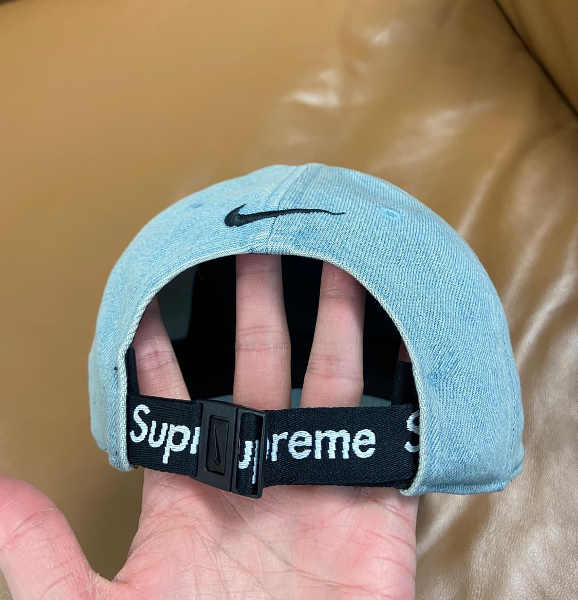 슈프림x나이키 ACG 데님 6패널 볼캡 모자 상품이미지3