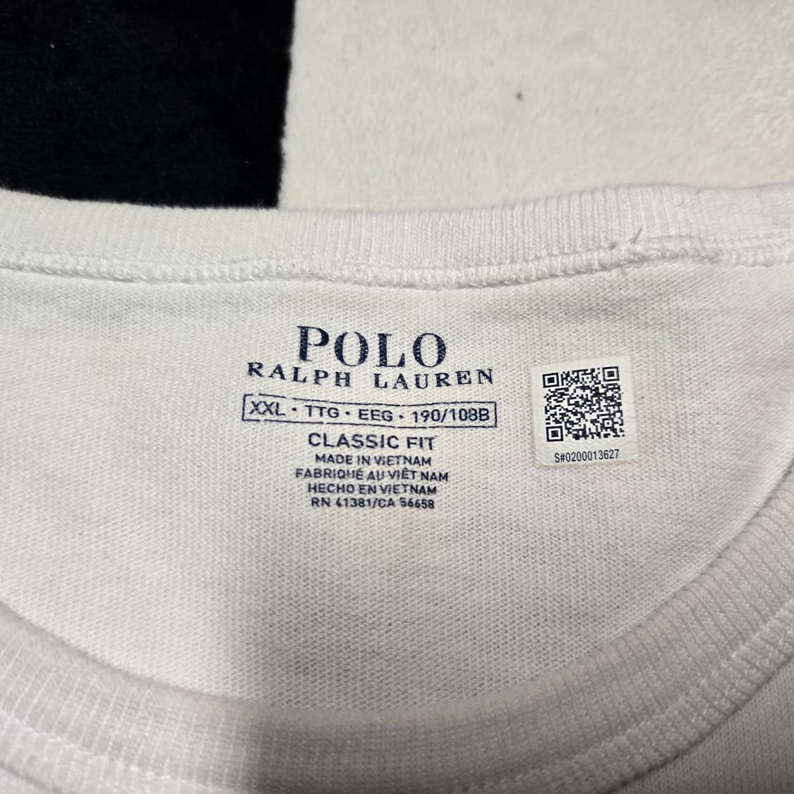 XXL 폴로랄프로렌 클래식 헤비웨이트 반팔티셔츠 화이트 상품이미지3