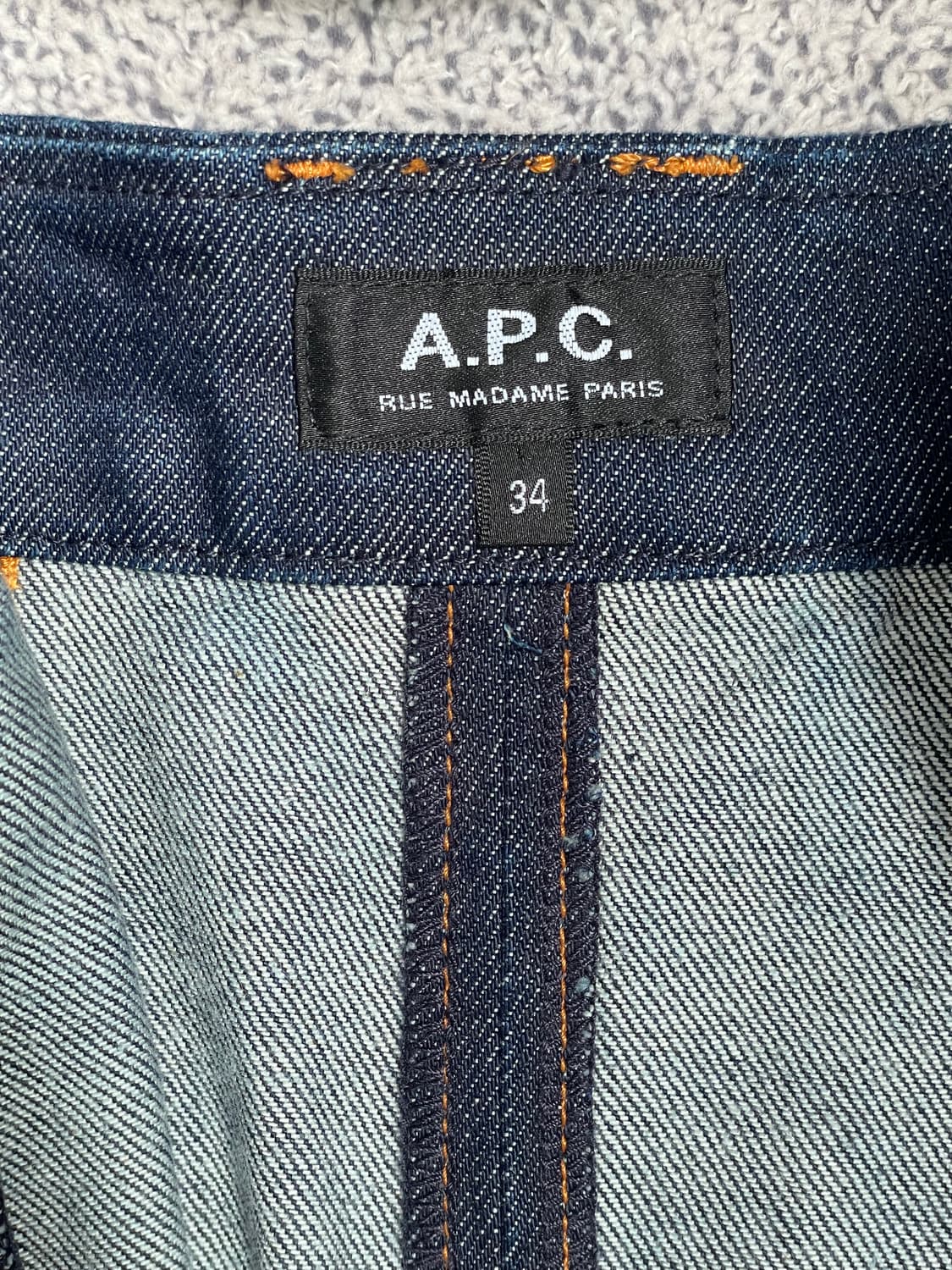 여/26 A.P.C 청 스커트 상품이미지3