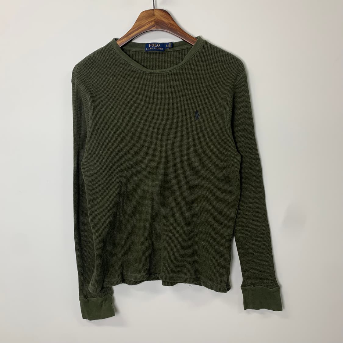 폴로 랄프로렌 신형 카키 와플 니트 상품이미지2