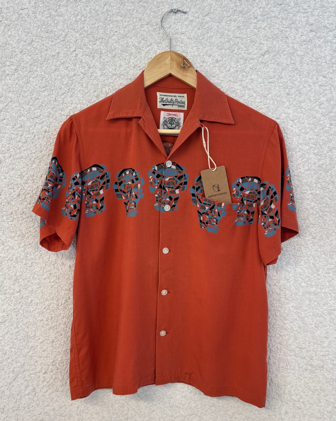 와코마리아 울프스헤드 협업 레이온 셔츠 상품이미지2