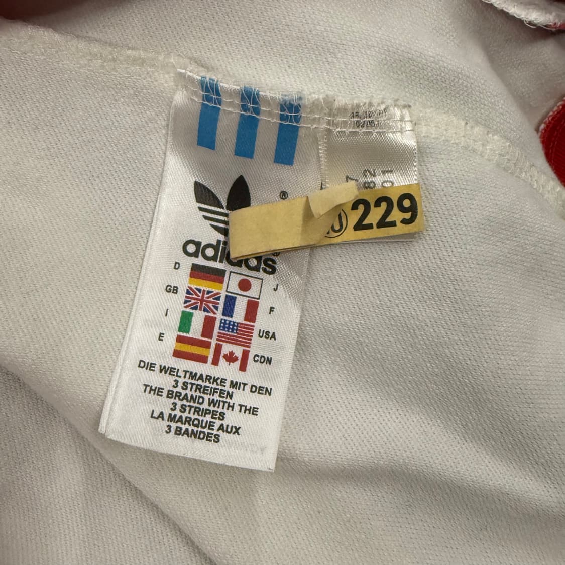 아디다스 캐나다 흰빨 화이트 레드 져지 트랙탑 110 상품이미지6