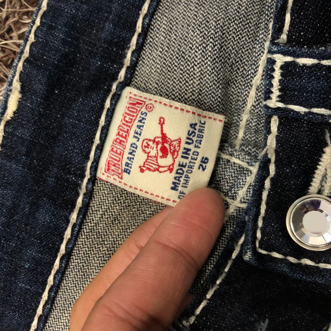 트루릴리전 디스코 조이 빅티 스티치 데님 팬츠 상품이미지7