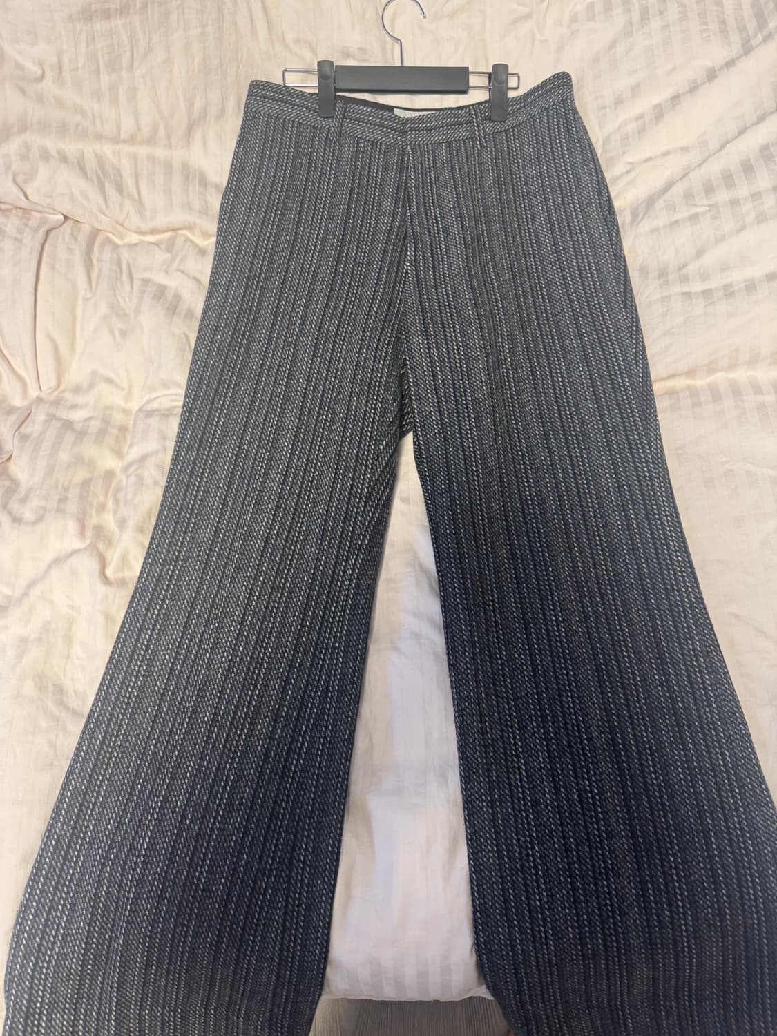 노이스 해링본 와이드 팬츠 상품이미지3