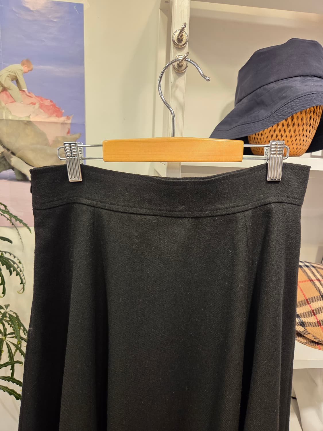 미샤 모혼방 후레아 스커트 상품이미지2