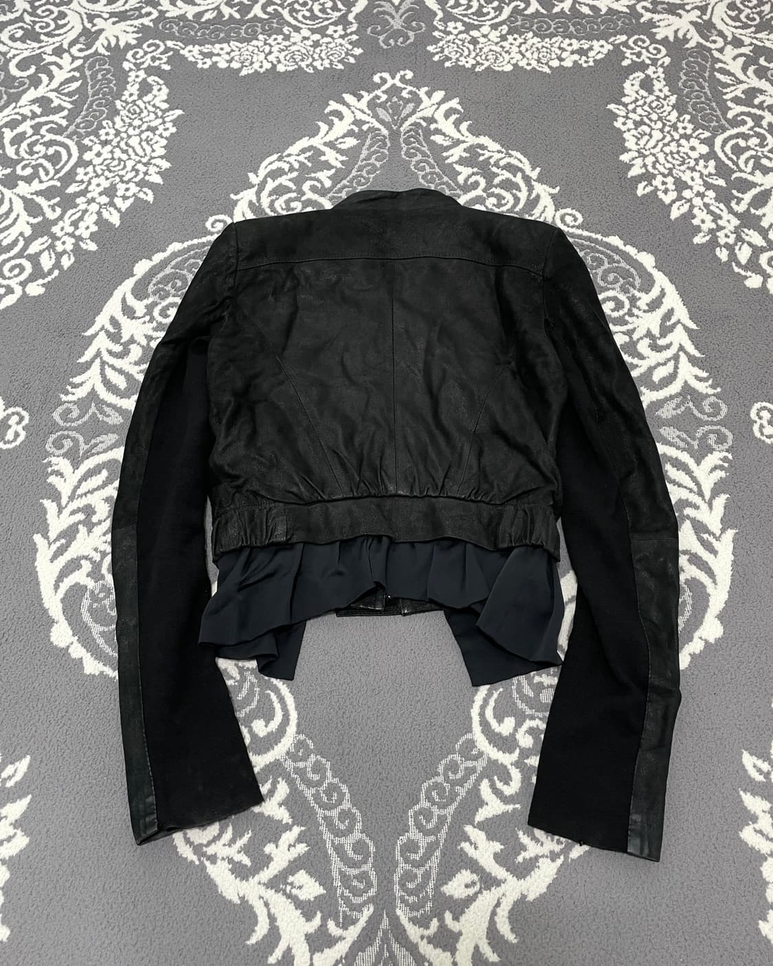 Time Goat Skin Layered Leather Jacket 상품이미지8