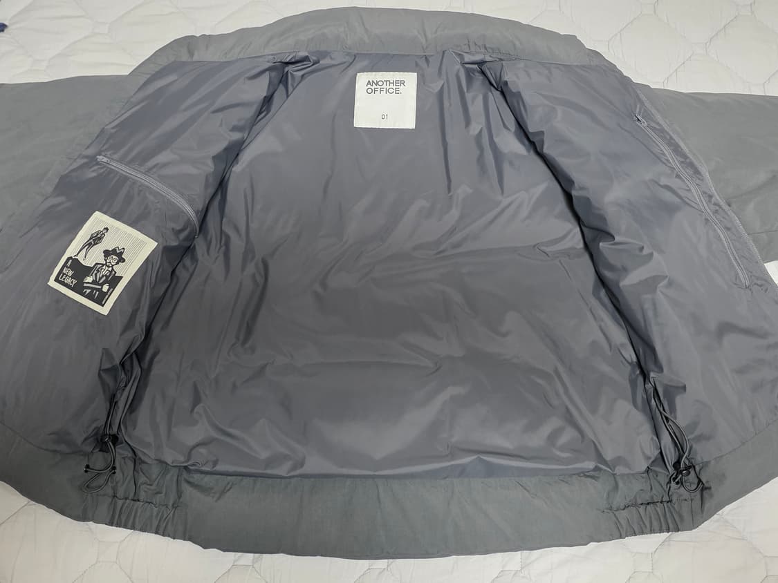 어나더오피스 스노우맨 다운패딩 그라파이트 01 상품이미지3