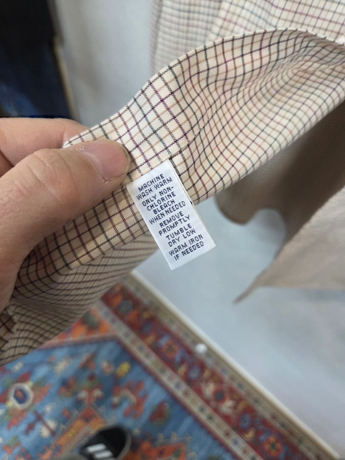 폴로랄프로렌 클래식핏 체크셔츠 긴팔 대략 L 오버핏  상품이미지5