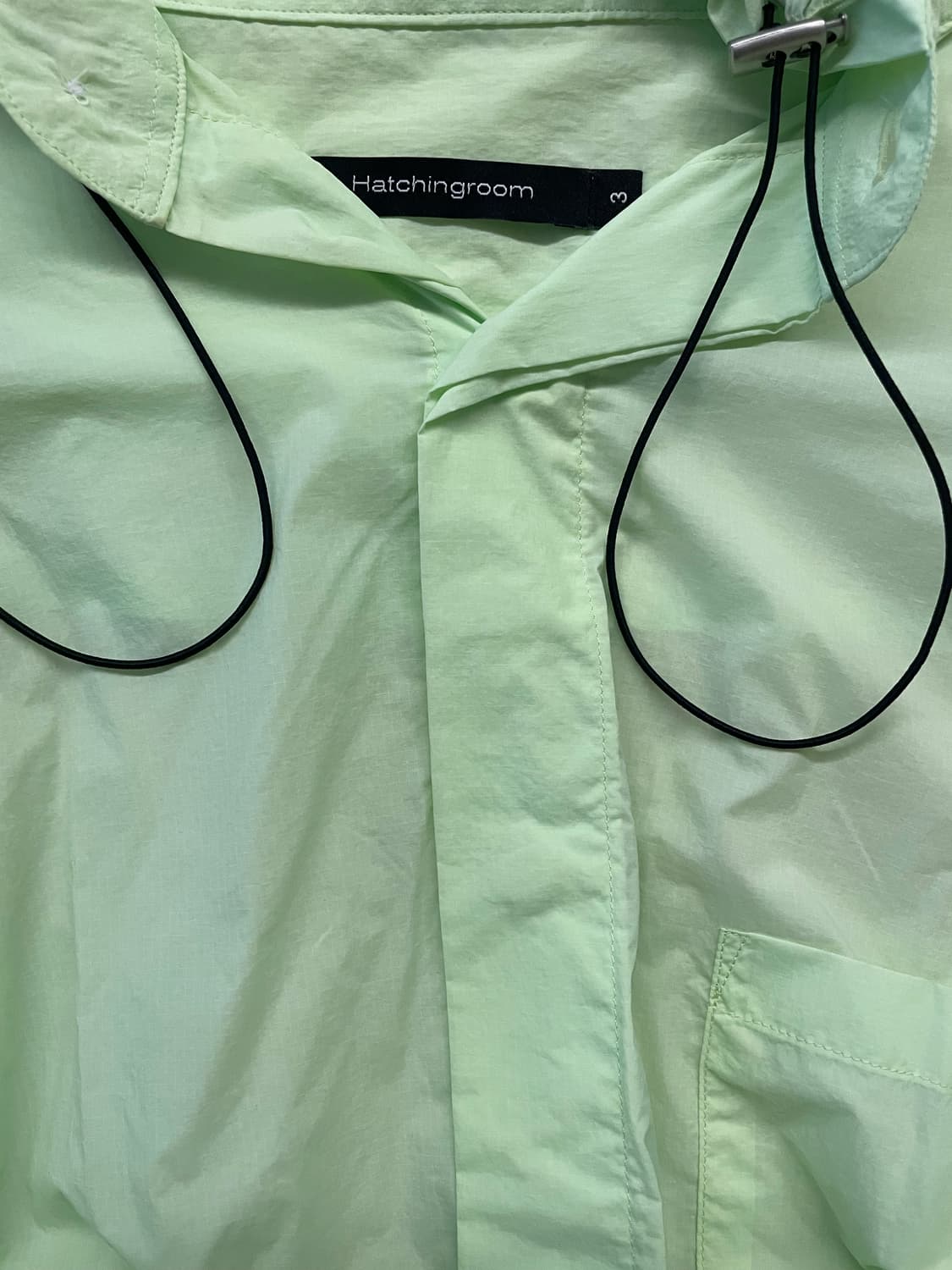 해칭룸 [3]Hooded Shirt Ripstop Neon 상품이미지4