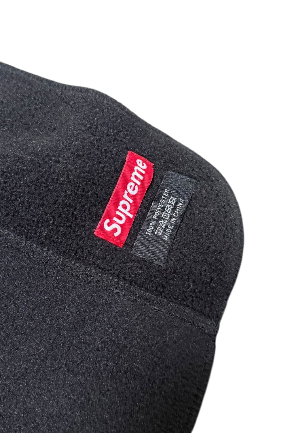 슈프림 18FW 폴라텍 머플러 블랙 상품이미지5
