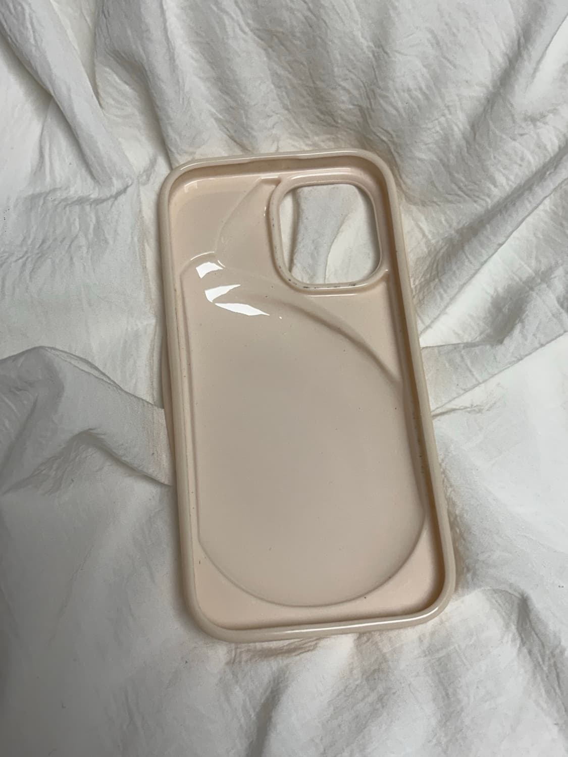 Andaash 아이폰16 케이스 PEBBLE Cloud Yogurt 상품이미지3