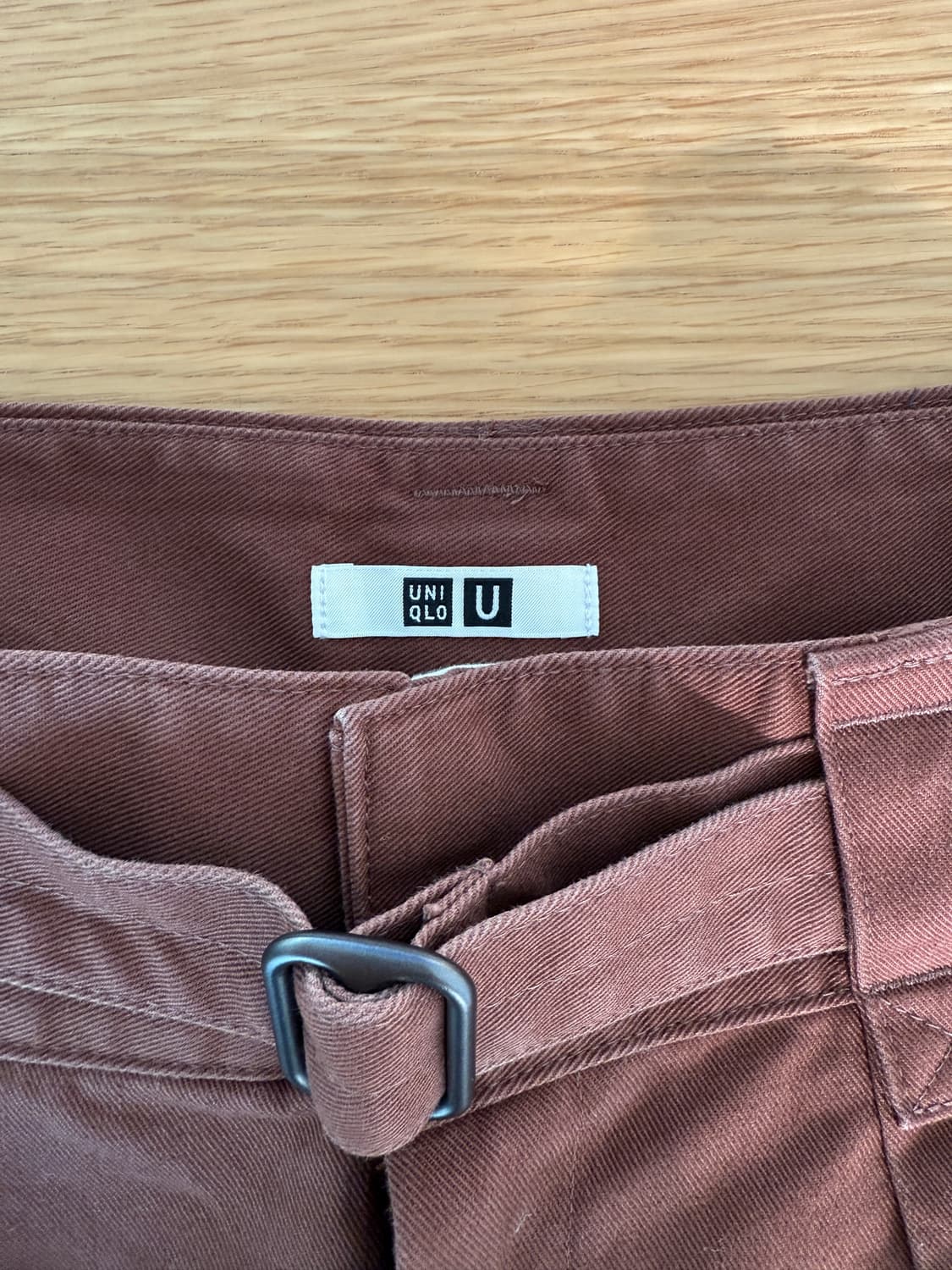 유니클로(UNIQLO) 와일드 벨트 팬츠 상품이미지6