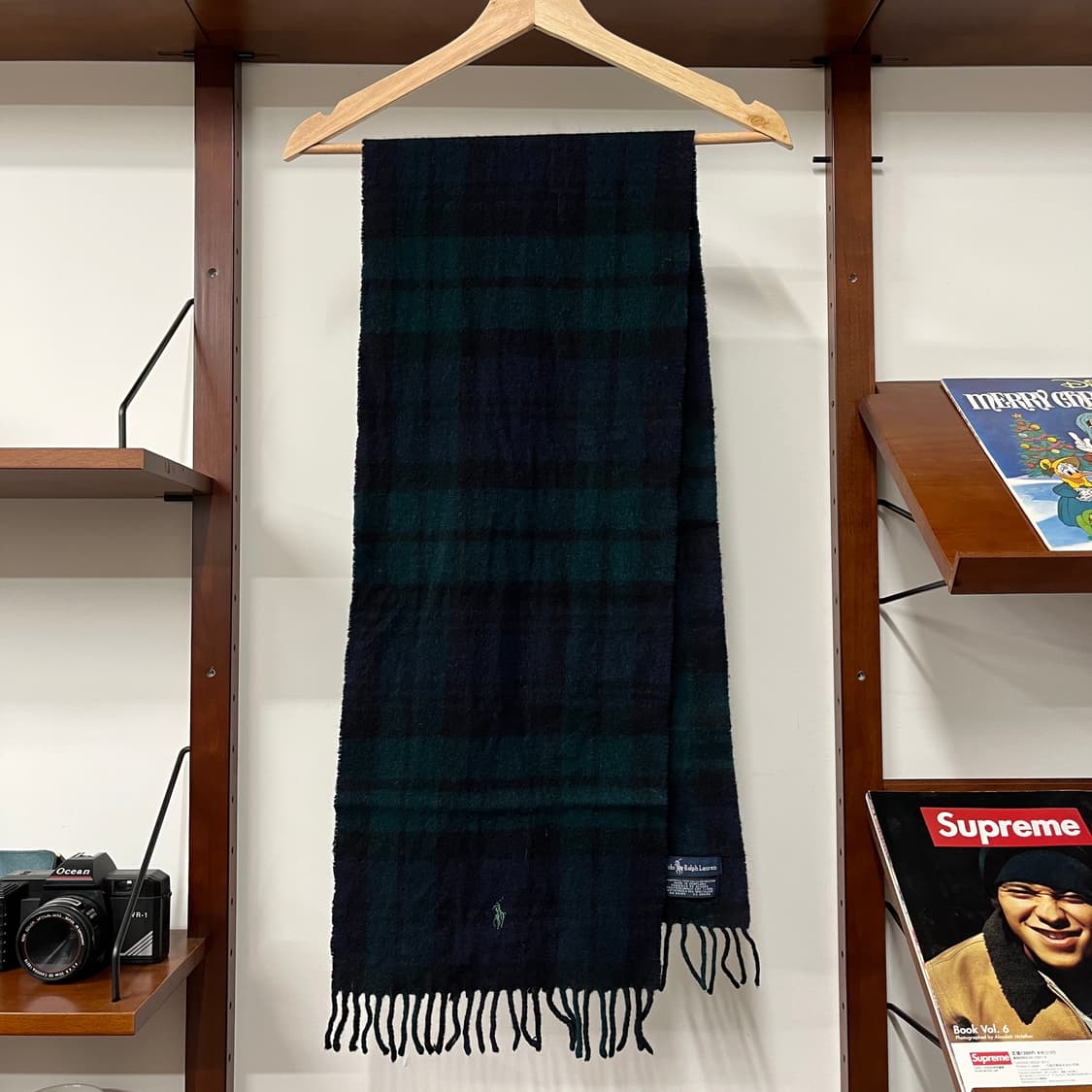 폴로 랄프로렌 90's 램스울 머플러 (스코틀랜드제 ) 상품이미지3