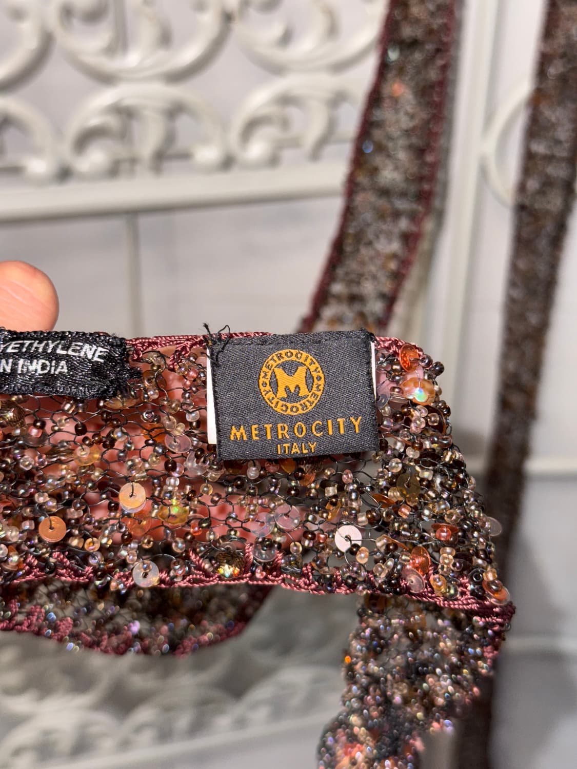 Metro City oriental beads scarf 상품이미지4