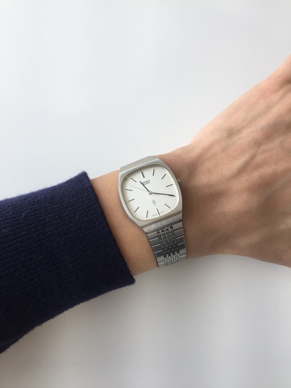 70s seiko chariot square silver dial 상품이미지7