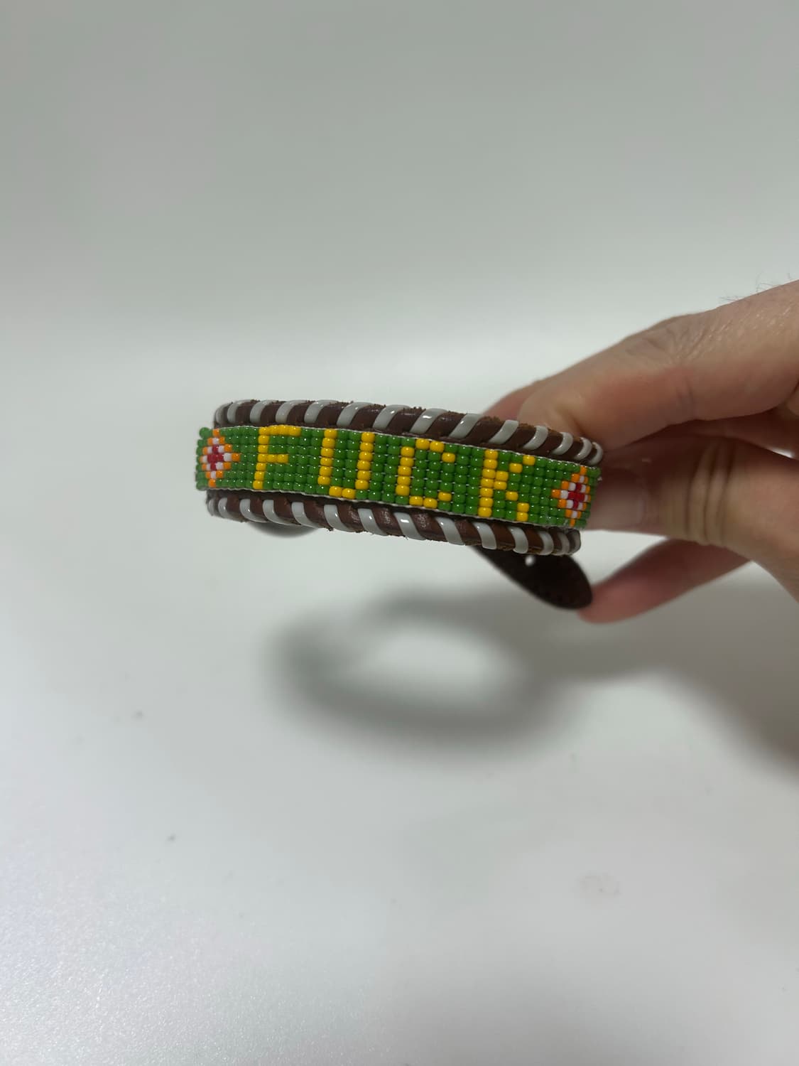 히스테릭 글래머 비즈 가죽 팔찌 상품이미지1