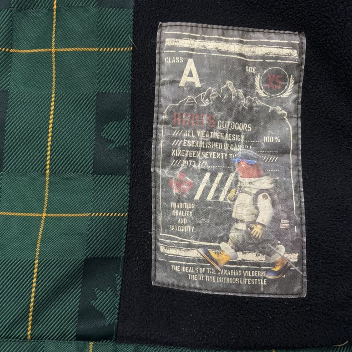 루츠 체크 후드 바람막이 자켓 v2529 상품이미지8