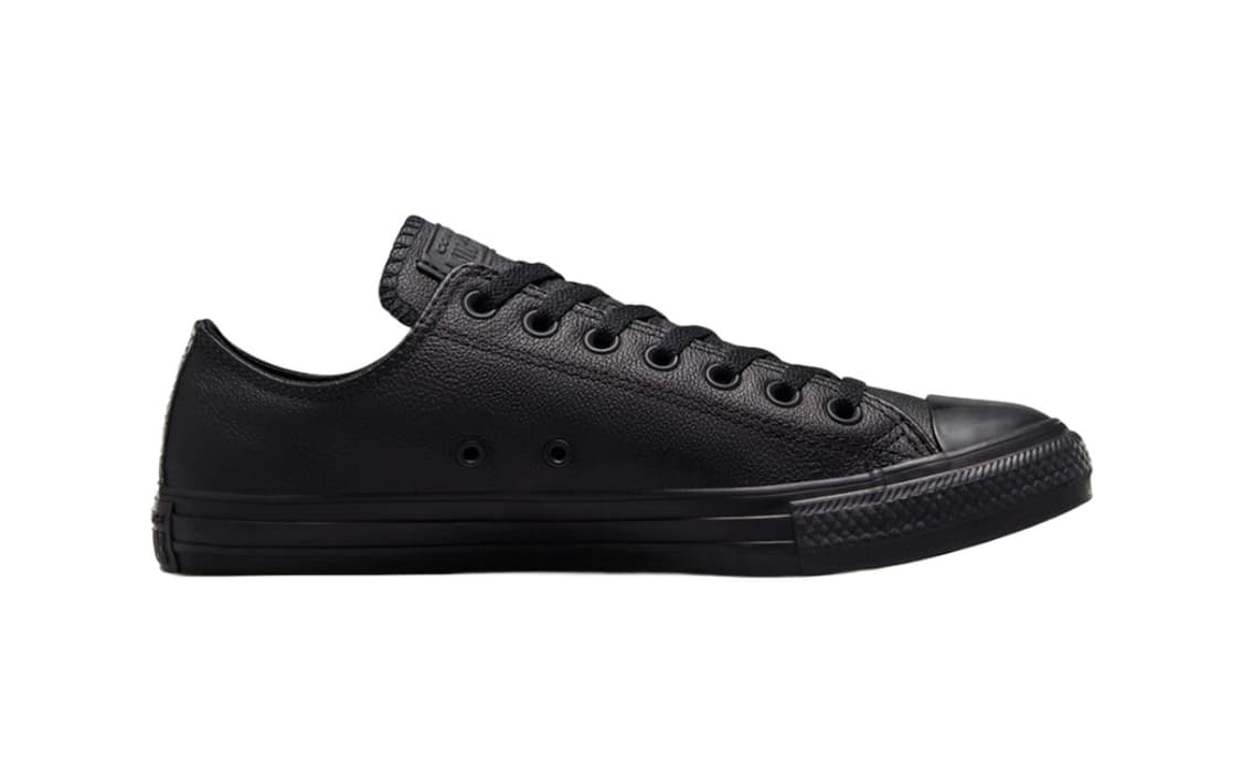 컨버스 척 테일러 올스타 레더 로우 블랙 모노 구매합니다 상품이미지1