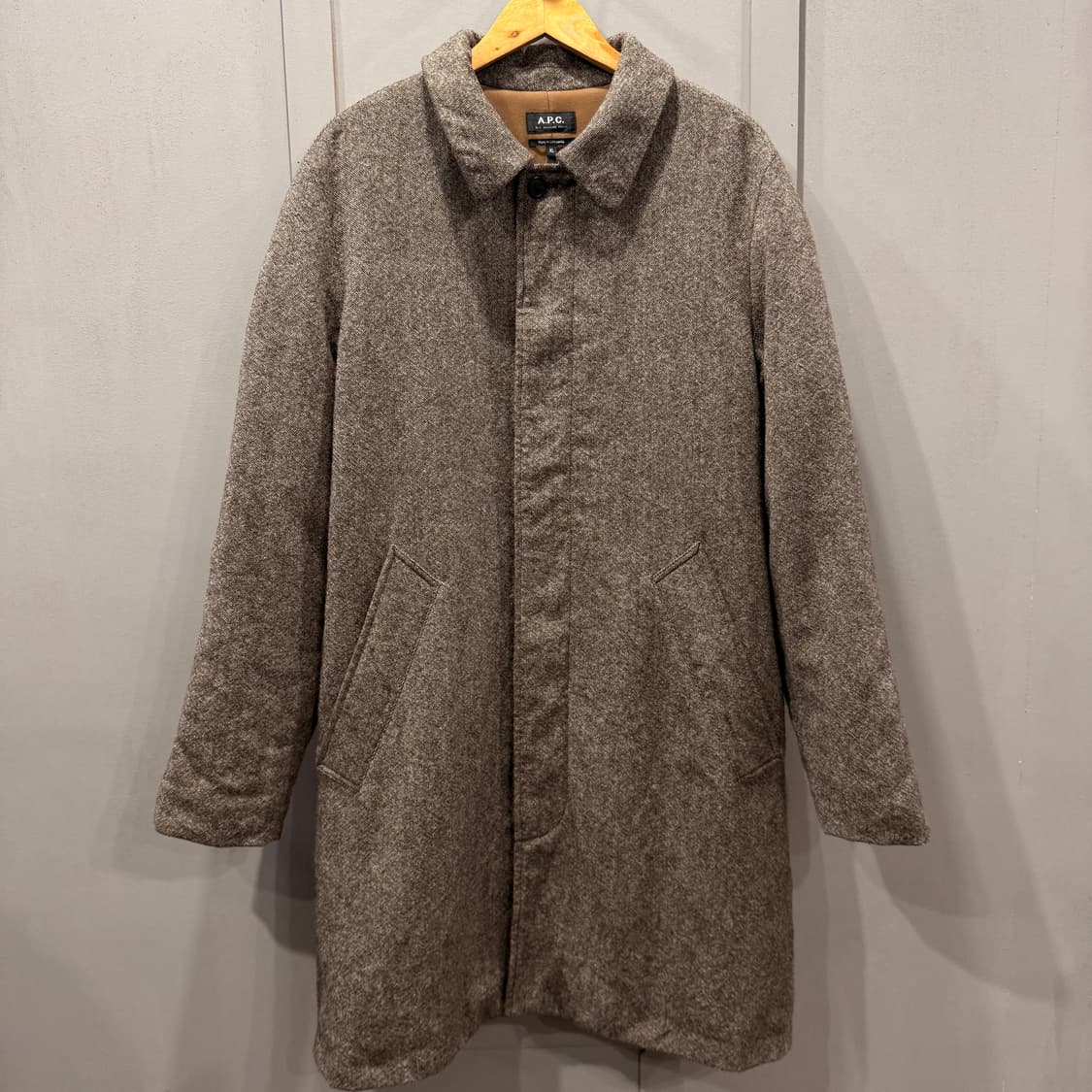 XL A.P.C 아페쎄 발마칸 울 코트 자켓 상품이미지1