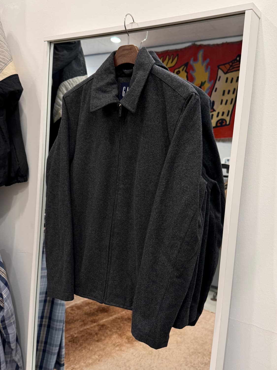 00s Gap 올드갭 울 블루종 자켓 상품이미지1