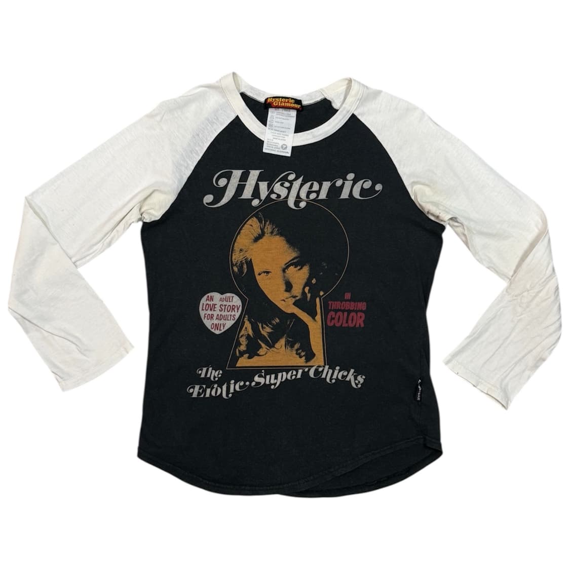 히스테릭 글래머 아카이브 히스걸 라글란 롱슬리브 티셔츠 상품이미지1