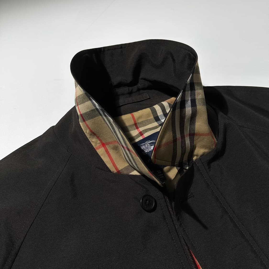 버버리 노바체크 라이닝 블루종 자켓 상품이미지6