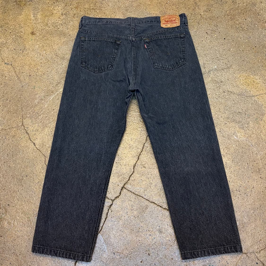 90s Made in USA 미국 빈티지 리바이스 501 블랙진 청바지 상품이미지5