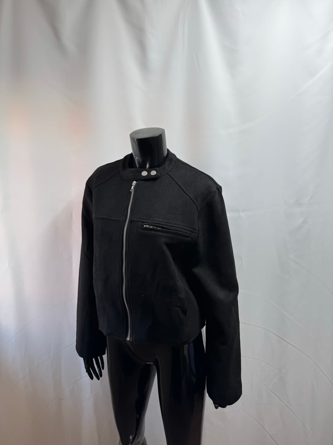 ellioti / 엘리오티 크롭 스웨이드 차이나카라 자켓 (택포함) 상품이미지1