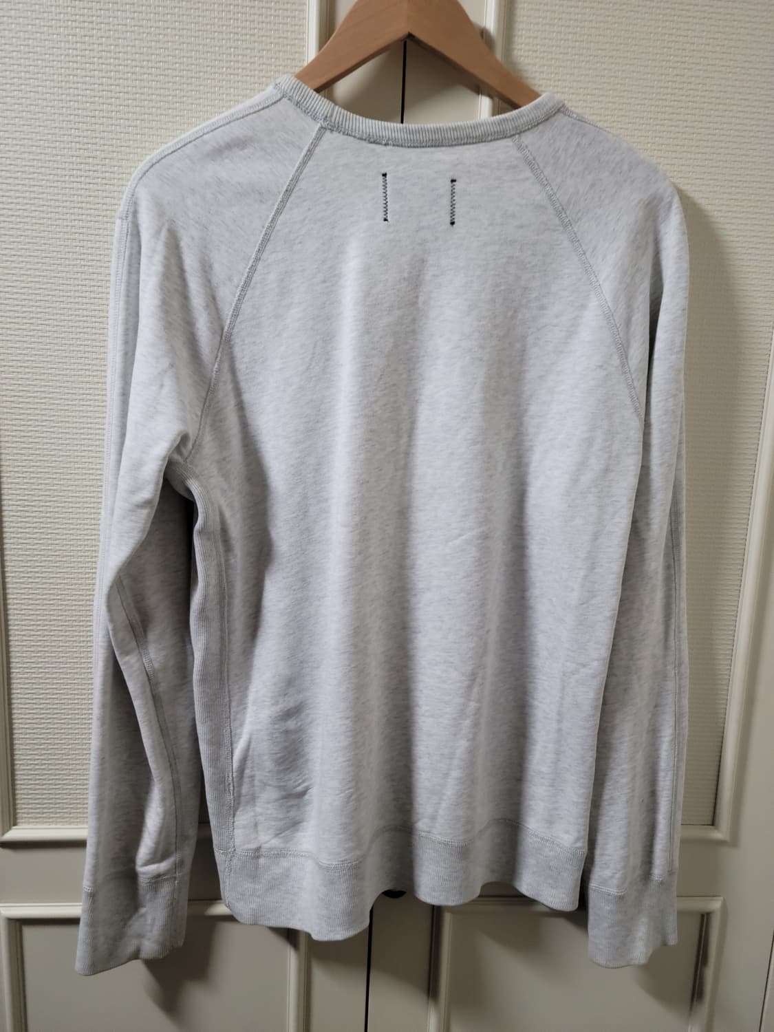 REIGNING CHAMP 레이닝챔프 맨투맨 M/M 라이트그레이 상품이미지4