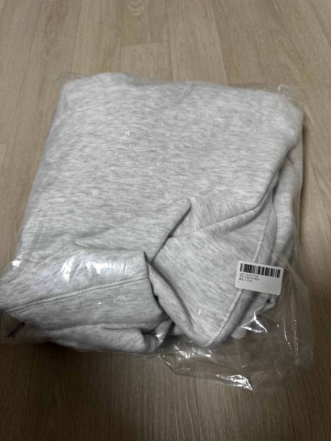 [1] 펀치드렁크파티즈 후드티 라이트그레이 상품이미지5