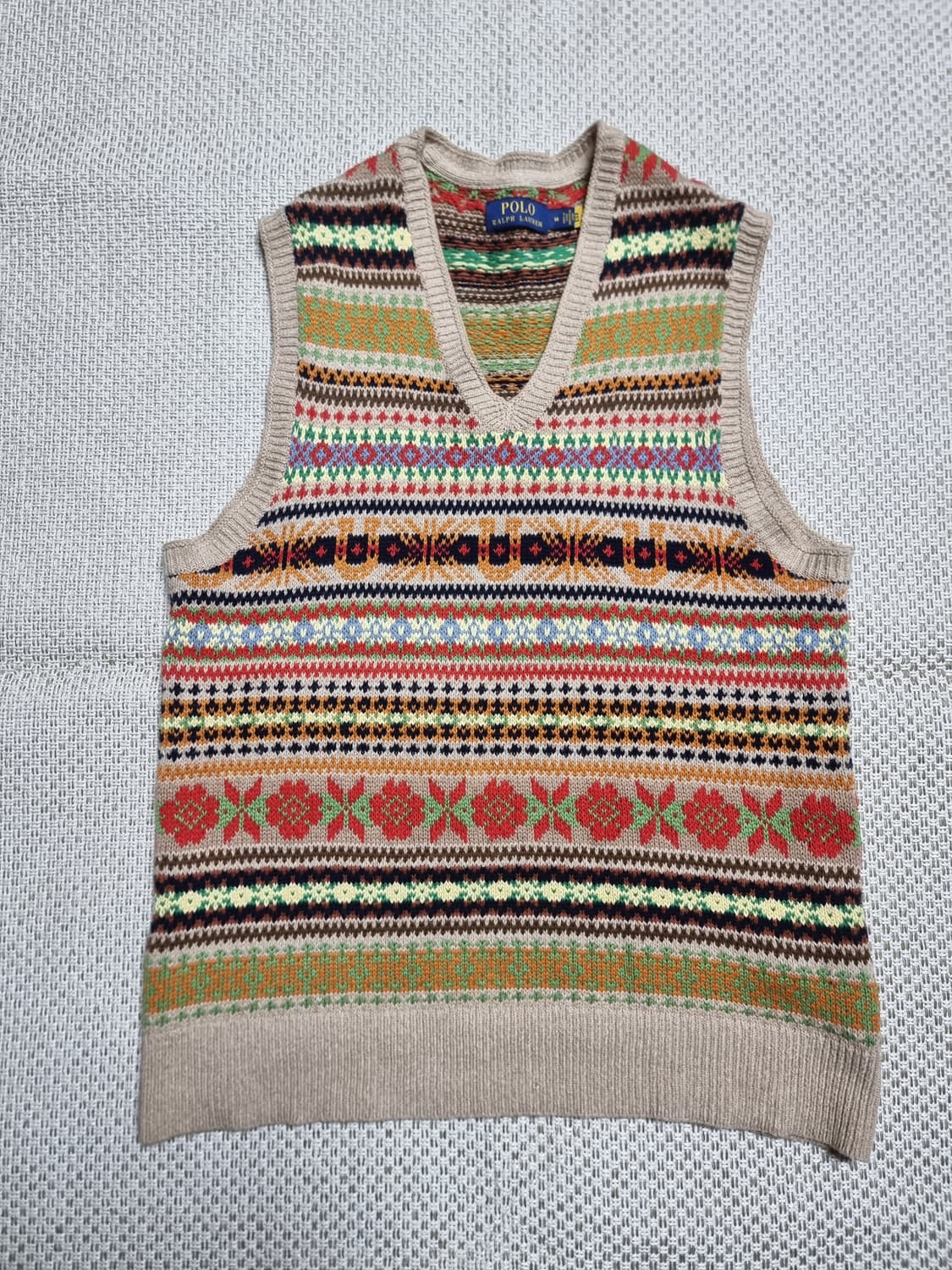 폴로 랄프로렌 페어아일 베스트 M 상품이미지6