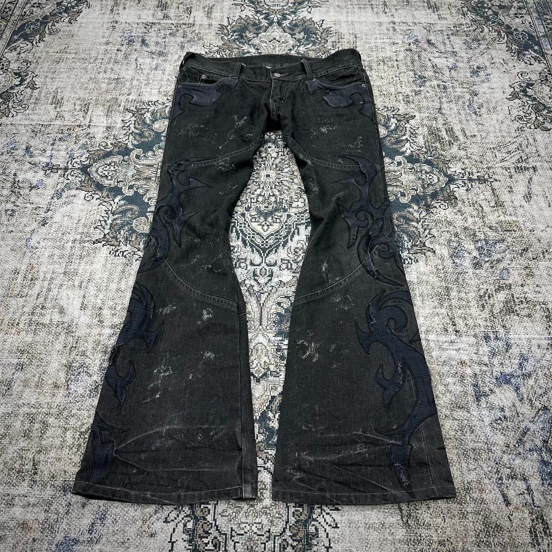 Tornado mart tribal flared jeans 상품이미지2