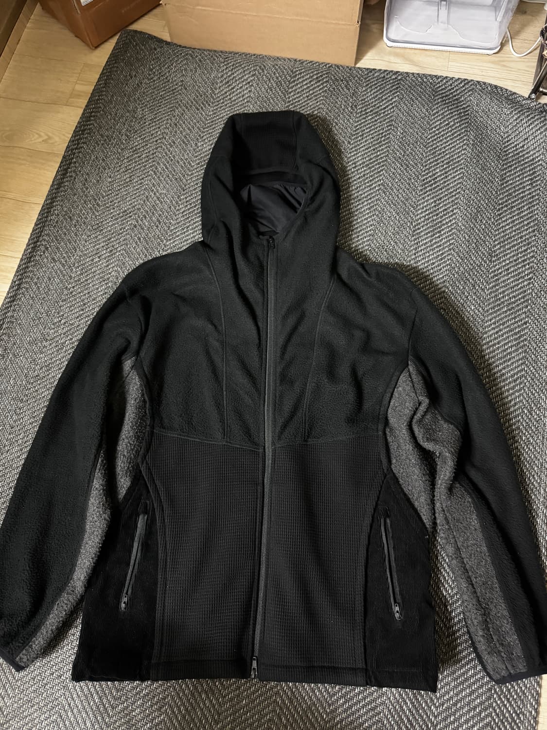 엑슬림 xlim ep.4 01 fleece jacket black 2  상품이미지5