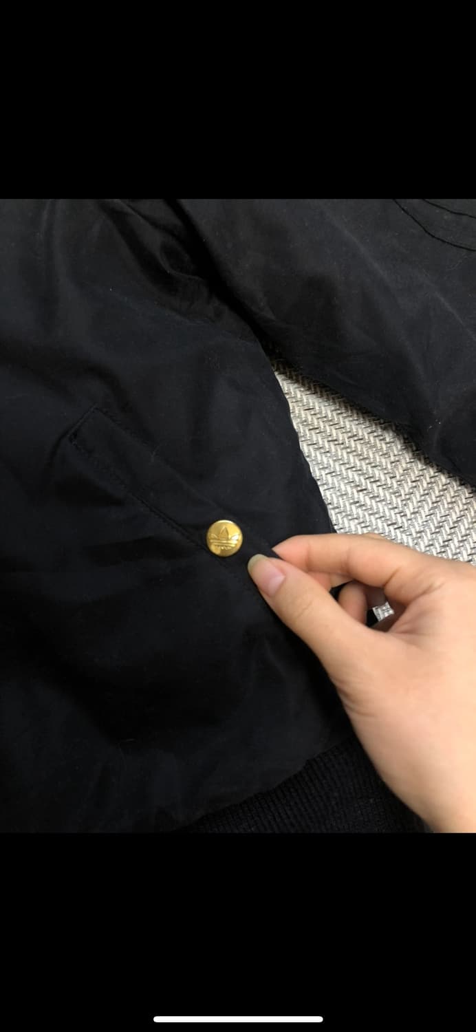 빈티지 아디다스 미시엘리엇 리버시블 블랙 퍼 점퍼 상품이미지5