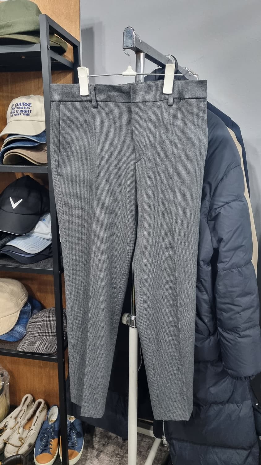 한섬)) 클럽모나코 남성용 모혼방 슬림핏 슬랙스 30~31 상태매우좋음 상품이미지1